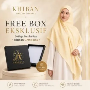 Khiban Khimar Bandana Afsheen Sahira Ceruty Babydoll Premium Hijab Syari Instan Adem Flowy