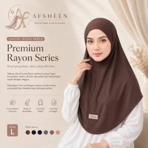 Instan Hijab Bergo Rayon Premium Size L | Shezan Series