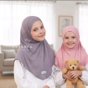 Hijab Anak Instan Dagu Karet Afsheen Series Rayon Airy Spandex Premium