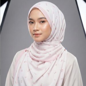 Pashmina Motif Print Series Ceruty Babydoll | Chiffon - Romansa-Vintage
