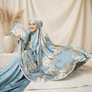 Mukena Dewasa Jumbo Premium Silk Travel Mewah Adem | Naura Katriella Series