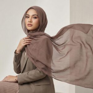 Pashmina Viscose Nour Shawl - Lozy Hijab Series (Lesti Variant) Adem & Ringan Easy to Style