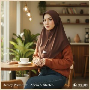 Instan Hijab Bergo Daily Pad Jersey Premium - KENAN Series